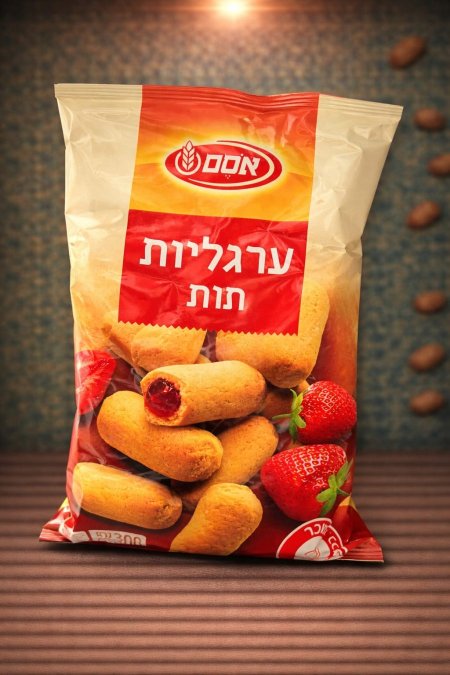 بسكويت "عرجليوت" بالفراولة من أوسم (300 غرام)
