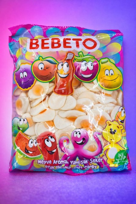 حلوى الجيلي الطرية بنكهة الفواكه من بيبوتو (Bebeto Fruit Flavour Soft Candy)