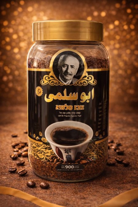 قهوة أبو سلمى المحمصة والمطحونة مع الهيل (900 غرام)