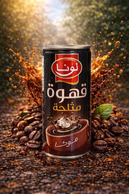 قهوة لونا مثلجة كاكاو