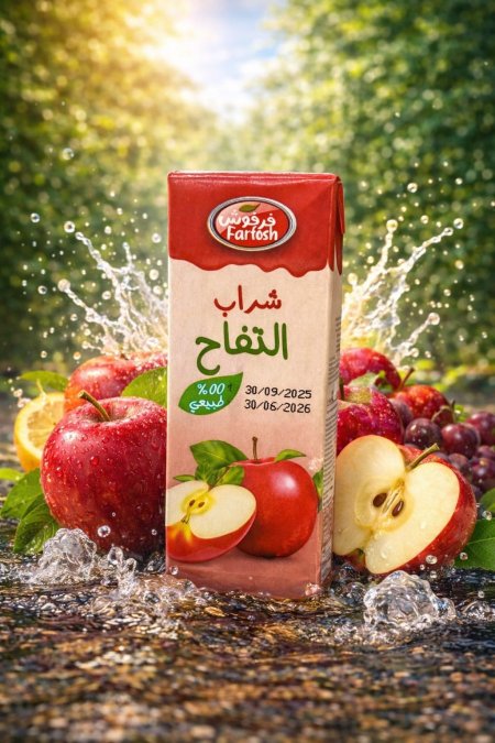 شراب فرفوش بطعم التفاح