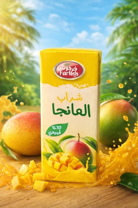 شراب فرفوش بطعم المانجا