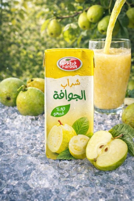 شراب فرفوش بطعم الجوافة