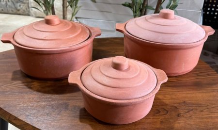 طقم طناجر فخار