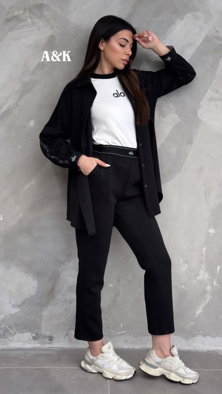 طقم بيجامة alo للصبايا مع سترة