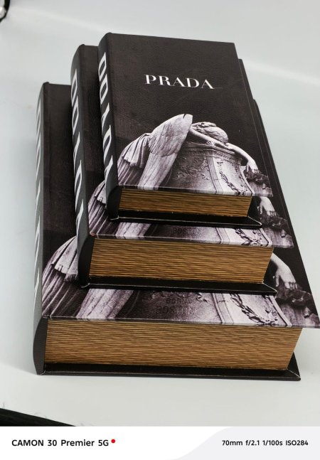 كتب ديكور خشب بامبو