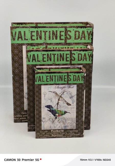 كتب ديكور خشب بامبو