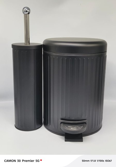 طقم حمام باخ زباله +فرشاه تنضيف