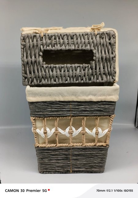 طقم سله +علبة محارم