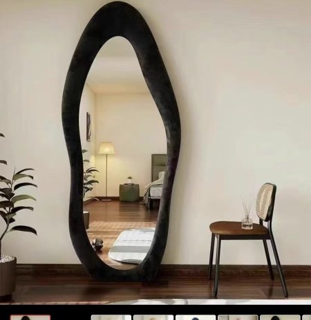 مراية لون اسود مقاس 60*160