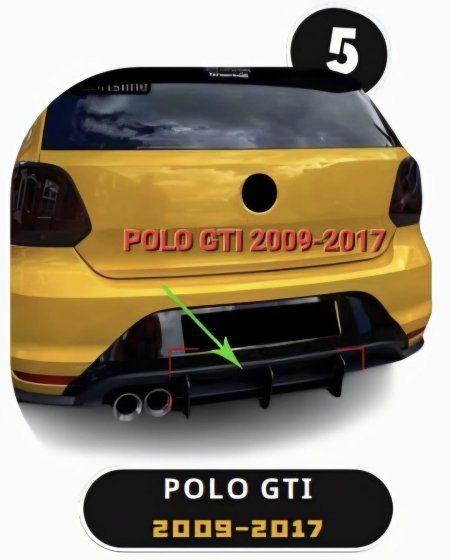 شفرات دفيوزر بولو Gti 2009-2017