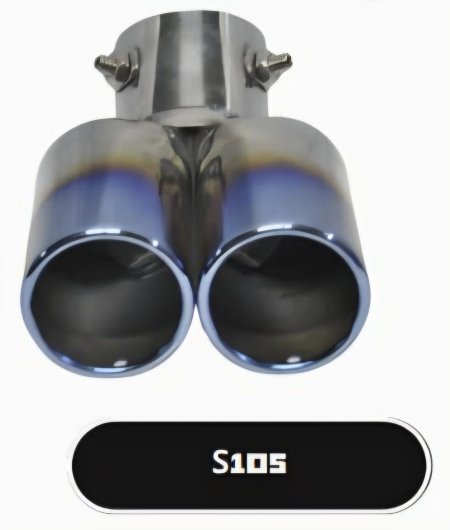 اكزوزت مزدوج مقاوم للصدأ