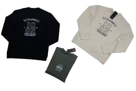 بلوزة ICON PARIS دبل فيس ولادي