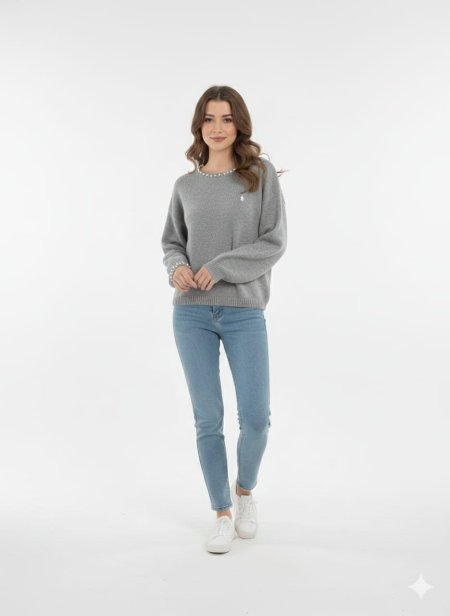 بلوزة POLO صوف ون سايز للصبايا